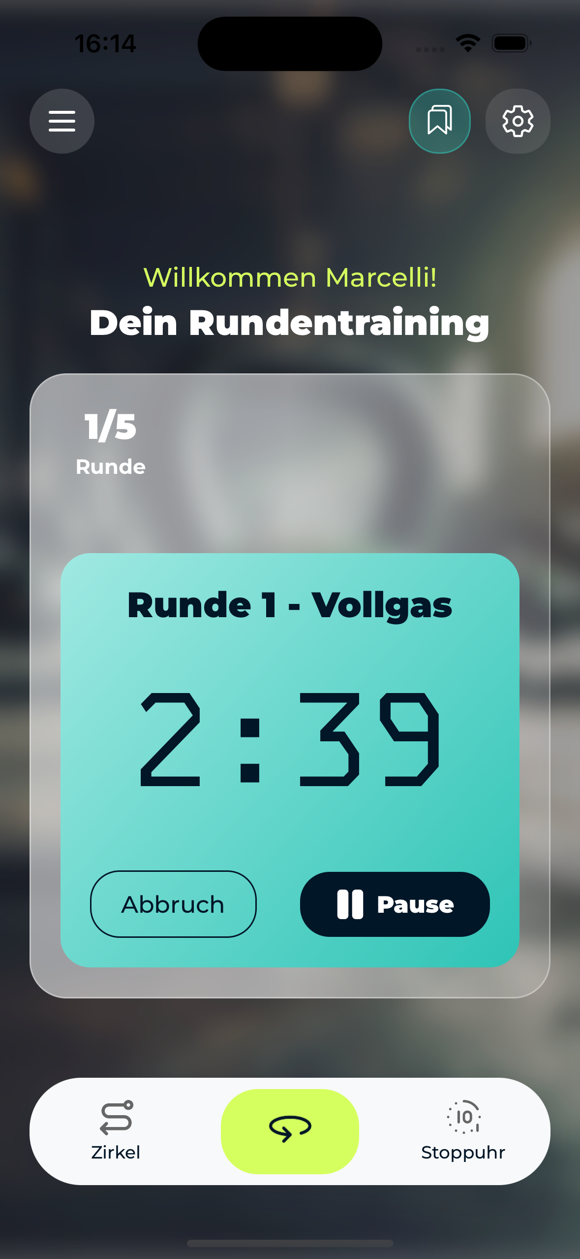 Runden-Modus